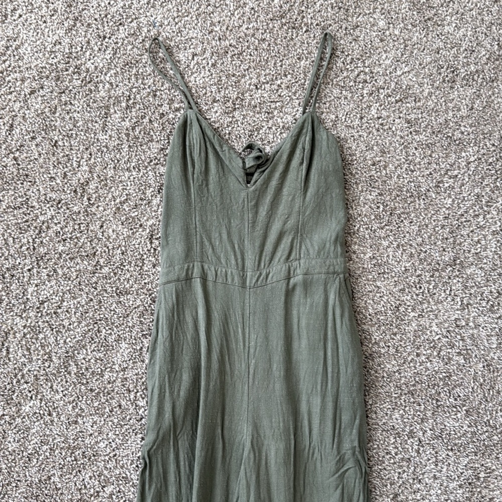 Abercrombie & Fitch Olive Jumpsuit - Picture 3 of 5